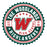 Close-up view of The Woodlands High School Highlanders Unisex 3/4 sleeve Raglan T-shirt 203