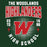 Close-up view of The Woodlands High School Highlanders Forest Green Classic Unisex T-shirt 204
