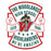 A vintage-style school crest graphic reading 'THE WOODLANDS HIGH SCHOOL' and 'HIGHLANDERS, WE'RE AMAZING,' with a large red and green letter W, stars, ribbon banners, and the text 'ESTD 1996' around an illustrated figure holding a sword. The Woodlands High School Highlanders Unisex 3/4 sleeve Raglan T-shirt 207