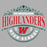Close-up view of The Woodlands High School Highlanders Sport Grey Classic Unisex T-shirt 211