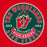 Close-up view of The Woodlands High School Highlanders Women's Red SoftStyle T-shirt 215