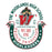A circular school logo for The Woodlands High School featuring a large red and green 'W' with a warrior holding a sword, surrounded by text including 'The Woodlands High School,' 'Legends Forever,' 'We Are One,' and 'Proud Tradition Highlanders.'. The Woodlands High School Highlanders Unisex 3/4 sleeve Raglan T-shirt 229