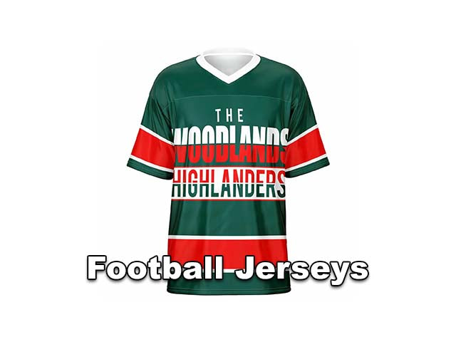 The Woodlands High School Football Jerseys
