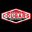 Close-up of Tomball High School Cougars Black Classic Unisex Hoodie 09