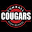 Close-up of Tomball High School Cougars Classic Unisex Black T-shirt 11