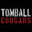 Close-up of Tomball High School Cougars Premium Black Unisex T-shirt 17