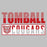 Close-up of Tomball High School Cougars Unisex 3/4 sleeve Raglan T-shirt 31