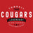 Close-up of Tomball High School Cougars Classic Unisex Red T-shirt 44