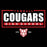 Close-up of Tomball High School Cougars Black Classic Unisex Hoodie 49