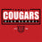 Close-up of Tomball High School Cougars Classic Unisex Red T-shirt 49