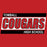 Close-up of Tomball High School Cougars Red Classic Unisex Hoodie 72