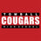 Close-up of Tomball High School Cougars Premium Red Unisex T-shirt 98