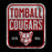 Close-up of Tomball Cougars Premium Black Hoodie - Design 01