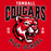 Close-up view of Tomball High School Cougars Red Classic Unisex T-shirt 213