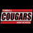 Close-up of Tomball Cougars Premium Black Hoodie - Design 72