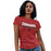 Woman wearing a Tomball High School Cougars Women's Red T-shirt 49