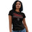 Woman wearing a Tomball High School Cougars Women's Black T-shirt 03