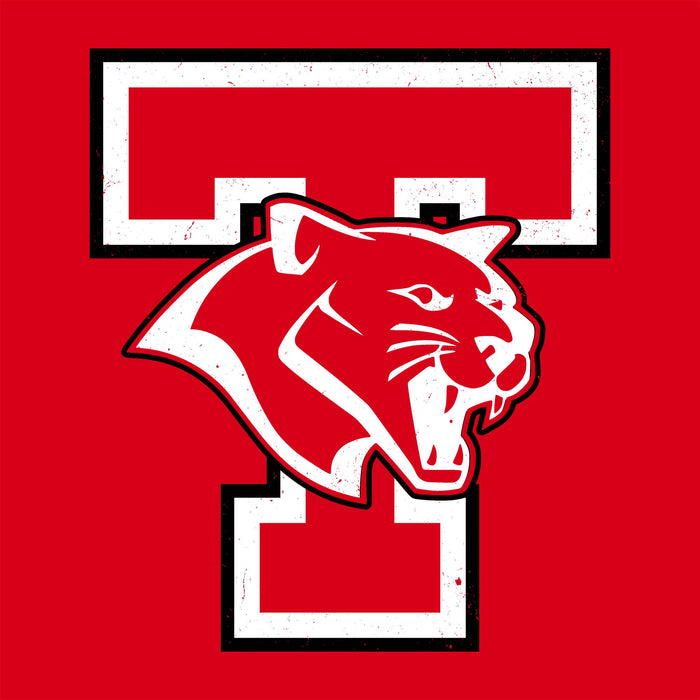 Tomball High School Cougars Classic Unisex Red T-shirt 200