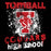 Close-up view of Tomball High School Cougars Classic Unisex Black T-shirt 205