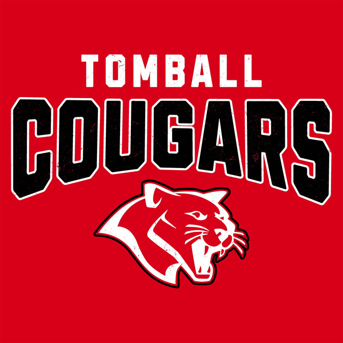 Tomball High School Cougars Classic Unisex Red T-shirt 234