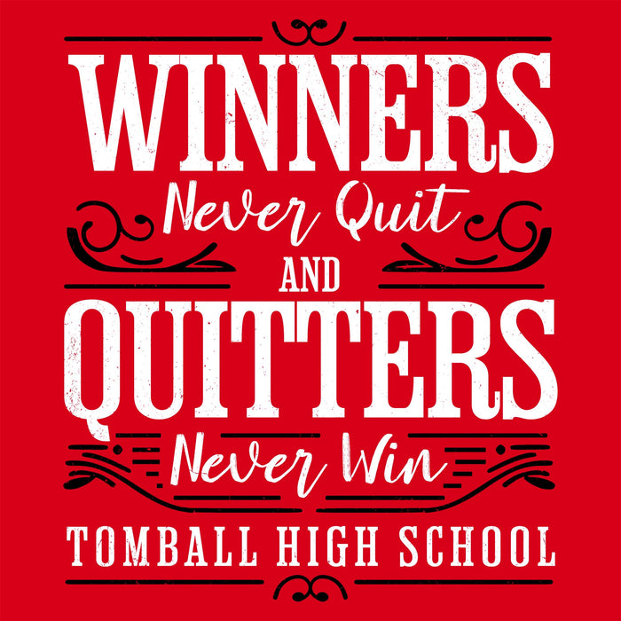 Tomball High School Cougars Classic Unisex Red T-shirt 237
