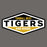 Close-up view of Tomball West High School Tigers Dark Grey Classic Unisex T-shirt 009