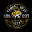 A black square graphic with a gold and white Tomball West Athletic Department High School Tigers emblem, featuring a tiger head crest and decorative text. Tomball West High School Tigers Unisex 3/4 sleeve Raglan T-shirt 201