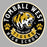 Close-up view of Tomball West High School Tigers Women's Grey SoftStyle T-shirt 215