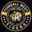 A circular black, gold, and white Tomball West Tigers graphic with a tiger head logo in the center and text including 'TOMBALL WEST', 'TIGERS', 'SPIRIT MODE ACTIVATED', and '2026'. Tomball West High School Tigers Unisex 3/4 sleeve Raglan T-shirt 239