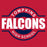 Close-up view of Tompkins High School Falcons Red Classic Unisex T-shirt 011