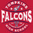 Close-up view of Tompkins High School Falcons Red Classic Unisex T-shirt 218