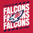 Close-up view of Tompkins High School Falcons Red Classic Unisex T-shirt 223