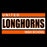 Close-up view of United High School Longhorns Women's Black T-shirt 098