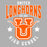 Close-up view of United High School Longhorns Women's Grey T-shirt 213