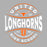 Close-up view of United High School Longhorns Women's Grey T-shirt 218