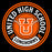 Close-up view of United High School Longhorns Unisex 3/4 sleeve Raglan T-shirt 220