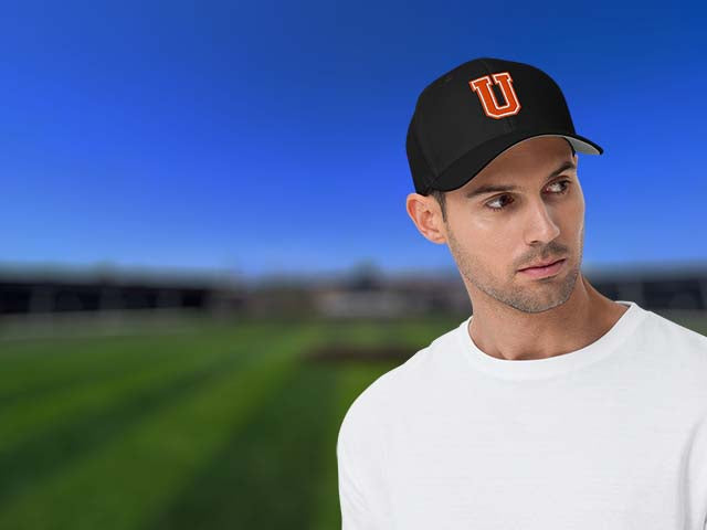 United High School Longhorns Flexfit Baseball Caps