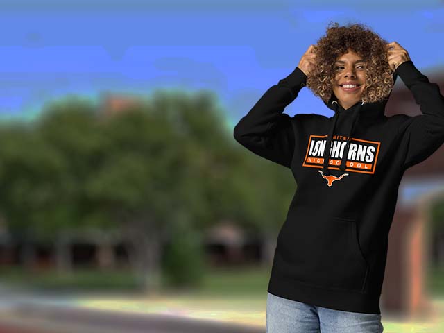 United High School Longhorns Premium Unisex Hoodies