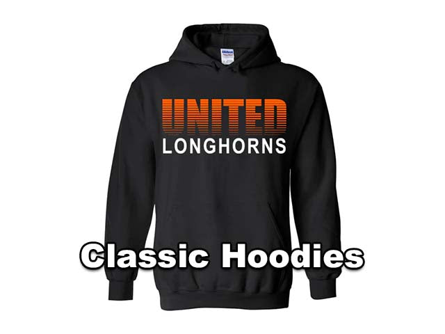 Classic Hoodies - United Longhorns High School