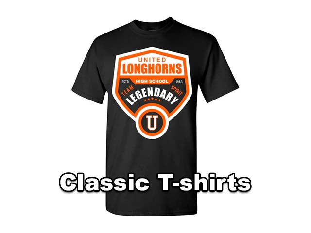 Classic T-shirts - United Longhorns High School