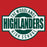 Close-up view of The Woodlands High School Highlanders Red Classic Unisex T-shirt 011