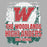 Close-up of The Woodlands High School Highlanders Unisex 3/4 sleeve Raglan T-shirt 201