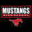 Close-up view of Westfield High School Mustangs Black Classic Unisex T-shirt 049