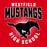 Close-up view of Westfield High School Mustangs Red Classic Unisex T-shirt 204