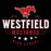 Close-up view of Westfield High School Mustangs Black Classic Unisex T-shirt 217