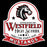 Close-up view of Westfield High School Mustangs Women's Black T-shirt 219