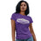 Woman wearing a Klein Cain High School Hurricanes Purple Women's T-shirt 09