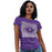 Woman wearing a Klein Cain High School Hurricanes Purple Women's T-shirt 27