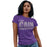 Woman wearing a Klein Cain High School Hurricanes Purple Women's T-shirt 32