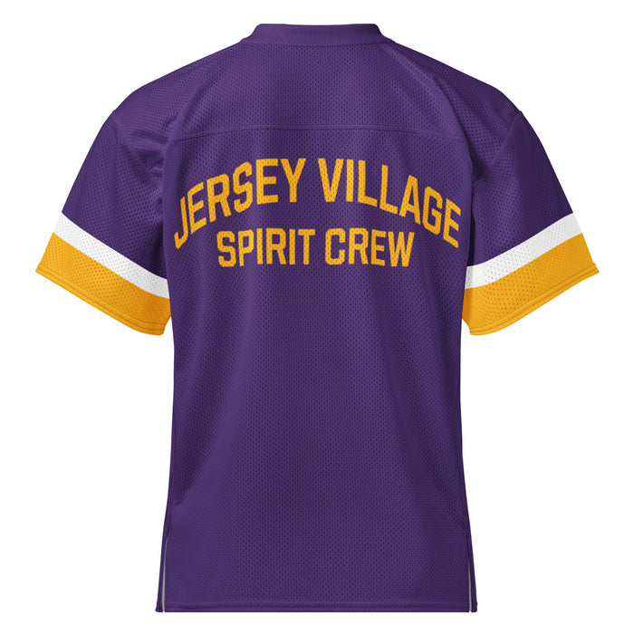 Back view of Jersey Village High School Falcons Football Spirit Jersey 101